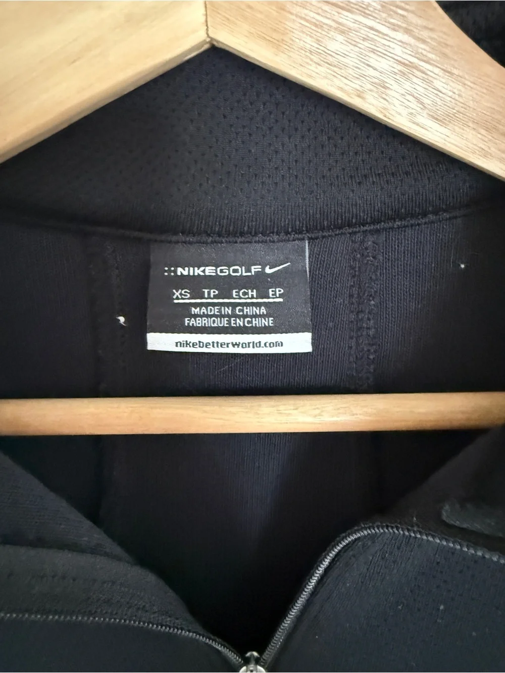 Nike Black Half-Zip Pullover Sweater